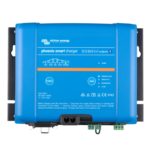 Victron Phoenix Smart IP43 Charger 1250 11 120240VAC Requires 515P Mains Cord PSC125051095