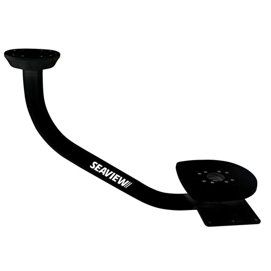 Seaview 28 PreDrilled Dual Mount fOpen Array Radars Up to 45  Black  Top Plate Required PMADM3M1BLK